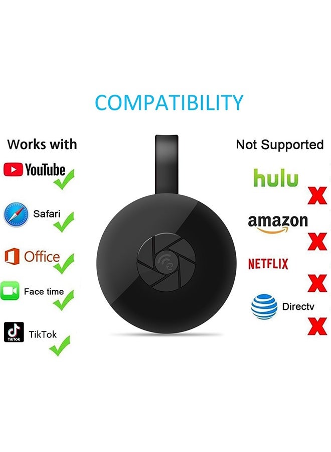 HAVEN HD Wireless Display Dongle Adapter, 4K 1080P Screen Mirroring Receiver WiFi Display Adapter for iOS Android Mac to TV Projector Monitor Presentation Support Miracast AirPlay DLNA Streaming - Image 4